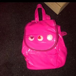 Vintage pink backpack